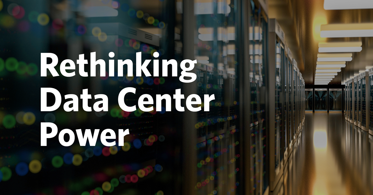 Rethinking Data Center Power | HDR