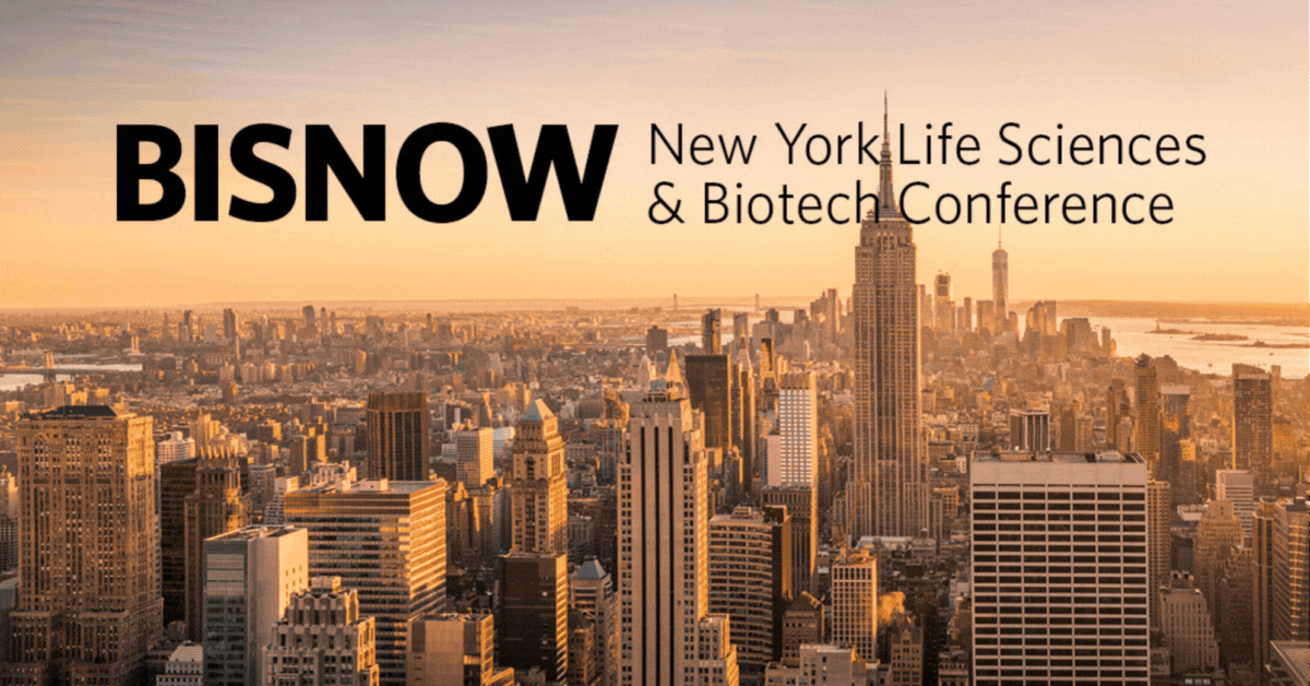 BISNOW New York Life Sciences & Biotech Conference HDR