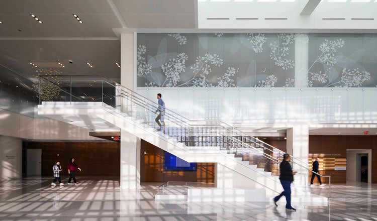 Interior Lobby at The New Valley Hospital