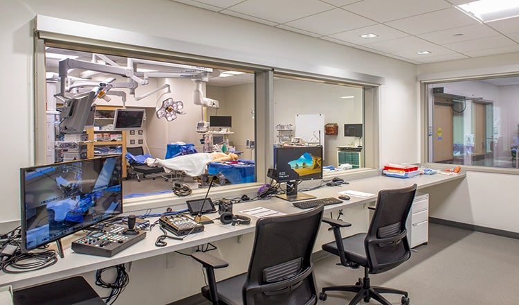 UTSW Simulation Center Control Room