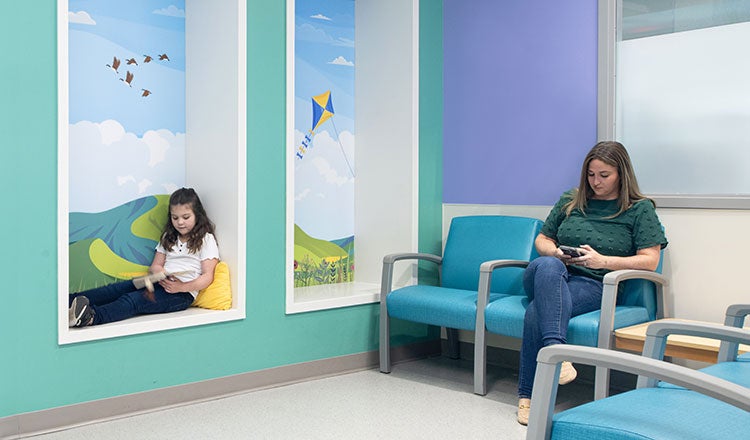 Children's Mercy Emergency Department Reading Nook