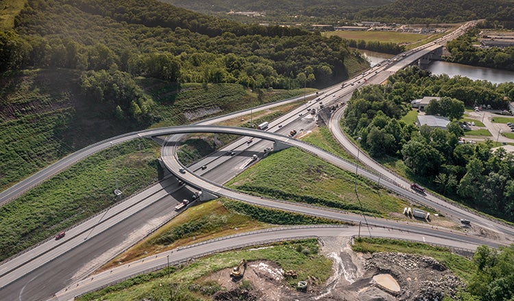 St. Albans Interchange on I64