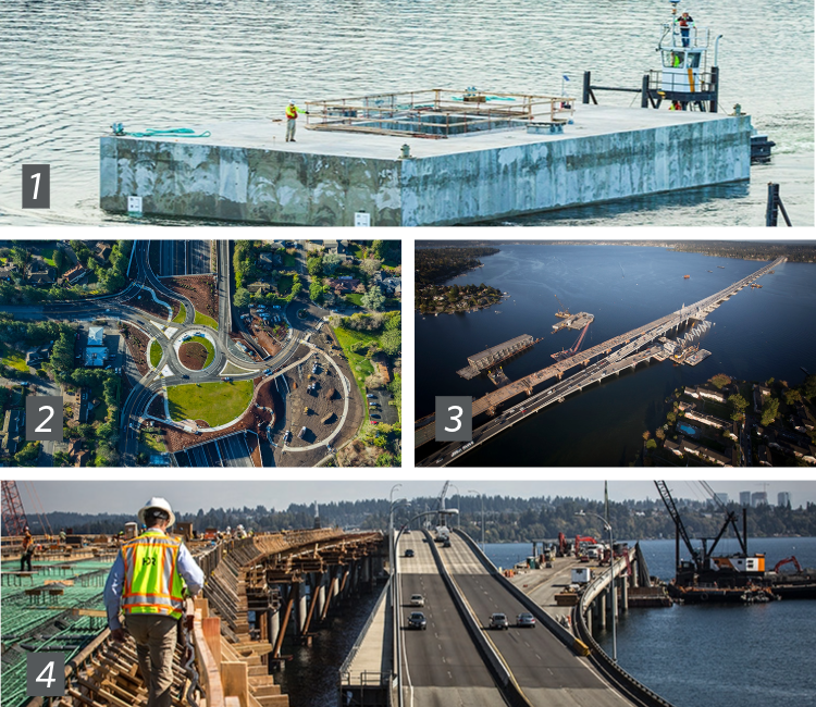 SR520 project construction