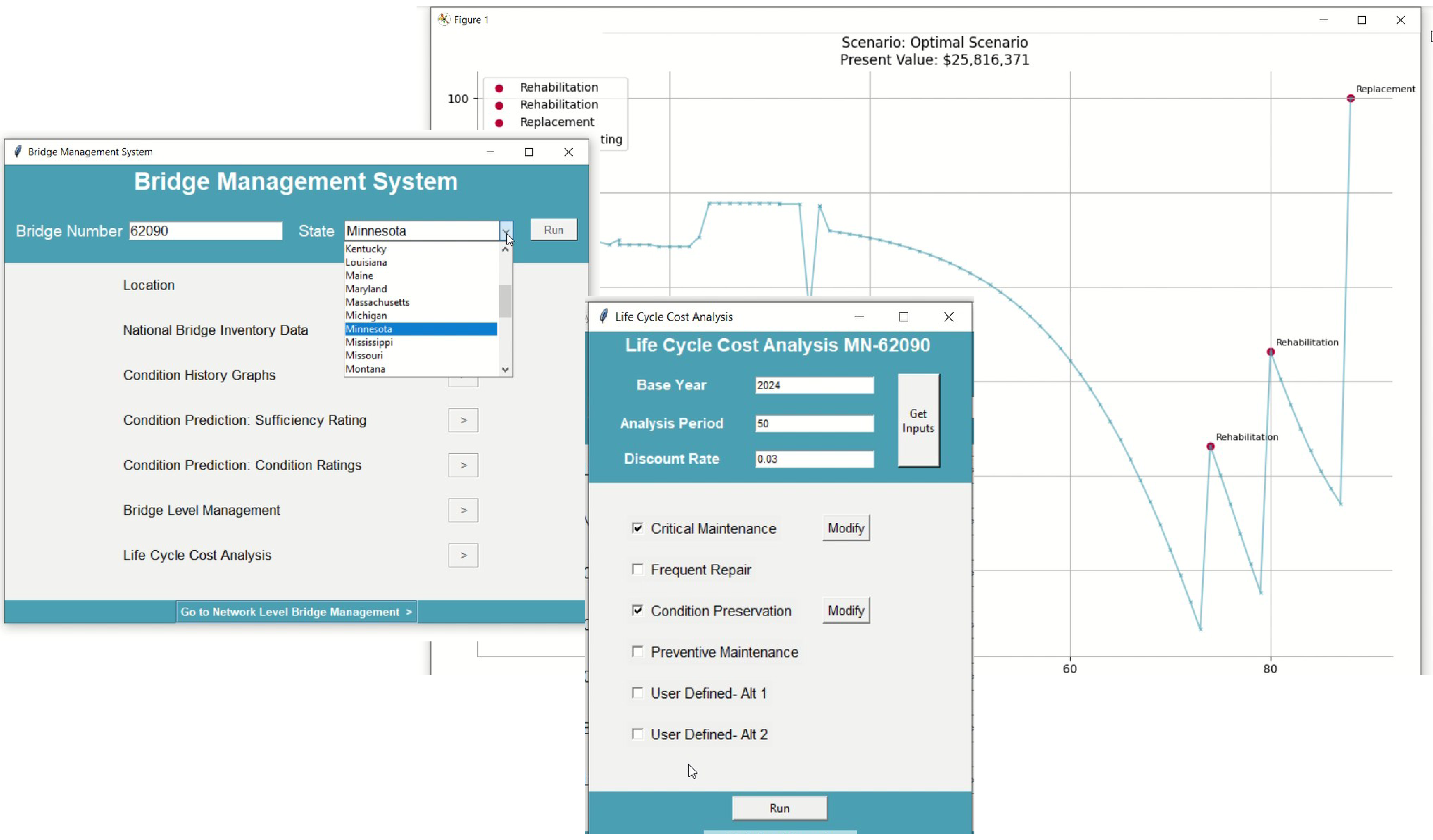 AI bridge management tool